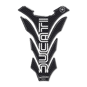 Adesivi Personalizzati 3D in Carbonio per Serbatoio Moto DUCATI, Impermeabili e Decorativi - Product Image 1