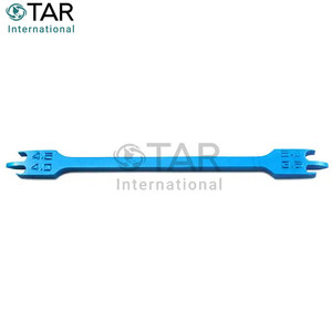 Professional Dental Orthodontic <b>Height</b> <b>Gauge</b> Blue Coated Stainless Steel Measuring <b>Gauge</b> for Accurate Bracket Medic Instruments - Product Image 3