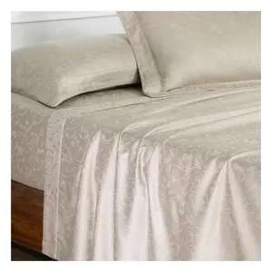 柔软涤棉混纺双人绣花床房新到家专业制造商供应商廉价床罩