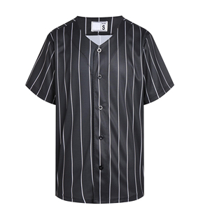 Maillot de baseball personnalisé vierge pour homme – Décontracté, boutonné, manches courtes, uniforme sportif d'équipe, logo frontal sublimé - Product Image 1