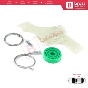 Kit de réparation de lève-vitre arrière droit BWR1162 pour 508 MK1 W23 8D 8E 2010-2018 4/5 portes 9224H9 - Product Image 3