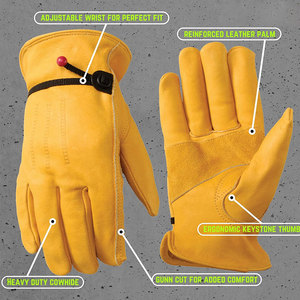 Gants de travail robustes et durables, gants de protection pour la sécurité, vêtements de travail, gants de construction - Product Image 2