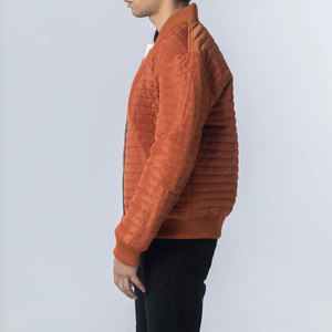 OEM Service Men Bomber Jacket Premium Fabric Made Casual Fashion Use Men Winter Jacket For Online Sale - Product Image 5