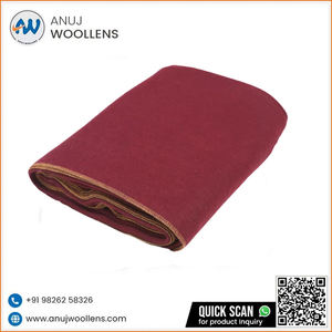 2025 nouvelle arrivée couvertures en laine douce de haute qualité Mehroon - Product Image 4