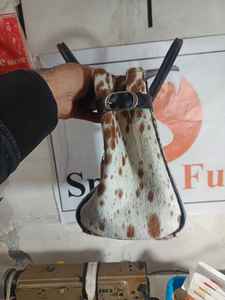 Handmade Cowhide Real Fur <b>Headband</b> Multi-Functional Handbag Shoulder Accessory-Customizable Color/Logo Classic Style Durable - Product Image 2