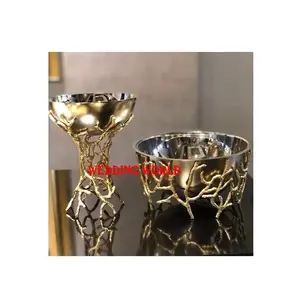 Latest Arrival Metal Mubkhar Premium Quality Handmade Designer Incense Holder Roudn Shape Set of Two metal Bakhoor