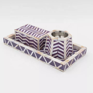 La Mejor Opción para Ramadán y Eid 2025, Quemador de Incienso de Nácar, Juego de Cajas y Bandejas Mubkhar, Hecho a Mano en INDIA por Decor World Expo - Product Image 3