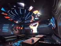 RMG Écran vidéo KTV Disco Nova à affichage LED couleur personnalisé en usine de Chine Support mural LED pour intérieur de boîte de nuit KTV
