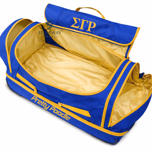 Maleta de Viaje con Ruedas de Pana de la Hermandad Sigma Gamma Rho, Equipaje de Cabina Portátil, Ruedas Suaves, Asa Telescópica, Gran Capacidad - Product Image 2