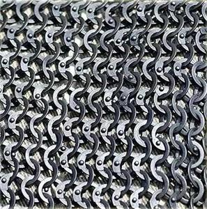 Chemise de cotte de mailles en acier doux médiéval authentique Slaveless Hauberk pour costume de reconstitution historique Armure en métal - Product Image 4