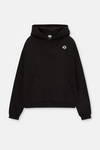 เสื้อฮู้ดสีดำสำหรับผู้ชายและ100% แบบสวมหัวผ้ายืดหยุ่นได้สำหรับใส่ได้ทั้งชายและหญิง - Product Image 4