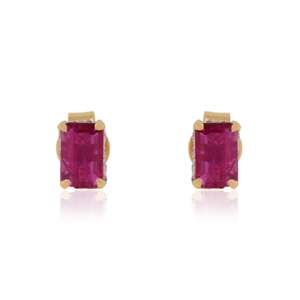Pendientes de Aro con Perlas de Moissanita en Oro Rosa y Oro Blanco para Bodas, Compromisos y Fiestas - Product Image 6