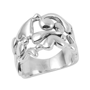 High quality wholesale manufacturer 925 sterling silver texture <b>plain</b> band <b>ring</b> ready stock low price for men's jewellery - Product Image 2