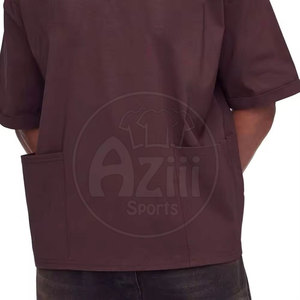 เสื้อยืดพอดีตัวสำหรับผู้ชายเสื้อผ้าผู้ชายน้ำหนักเบาดีไซน์ล่าสุด - Product Image 4