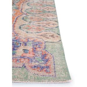 Alfombra de Lana Anudada a Mano de Gran Tamaño, Diseño de Medallón Rojo y Naranja, para Sala de Estar, Pasillo Rectangular, Modelo Pae-2867 - Product Image 4