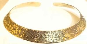 Bijoux fantaisie faits à la main 100% collier Hasli en laiton réglable en laiton pur d'Inde - Product Image 4