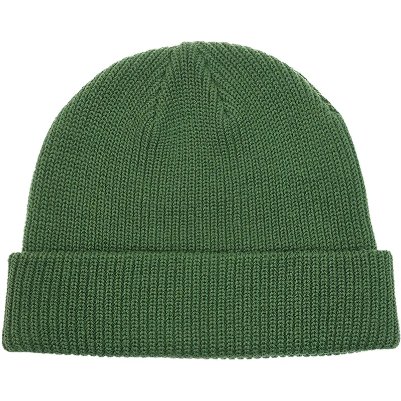 Мужские теплые зимние шапки с логотипом бренда на заказ, акриловая вязаная облегающая шапка с манжетами, Повседневная облегающая шапка
