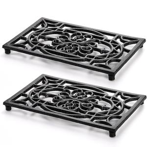 Luxury Butterfly <b>Trivet</b> Black Coated Modern Heat Resistant Aluminum Hot Plate Stand Elegant Decorative Kitchen Table Protector - Product Image 5