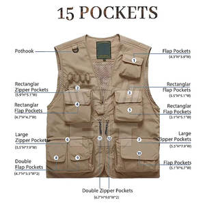 เสื้อกั๊กนิรภัยสะท้อนแสงมองเห็นได้ชัดเจนชุดทำงานผ้าไนลอนสำหรับงานก่อสร้างและการจราจรบนท้องถนน - Product Image 4