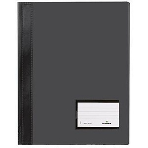 DURABLE DURALUX Extra Wide PVC Black Fastener Translucent DIN <b>A4</b> File <b>Folder</b> Accessories - Product Image 1
