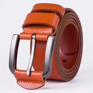 Vente directe d'usine ceintures en cuir véritable pour hommes ceinture en cuir de vachette de haute qualité pour hommes - Product Image 3