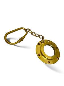 Llavero de latón de alta calidad con diseño náutico Decoración de metal vintage de moda para llaves del hogar Última tendencia de llavero - Product Image 2