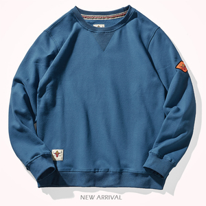 เสื้อผ้าแนวสตรีทฮิปฮอปร็อคสำหรับผู้ชายเสื้อสเวตเชิ้ตแขนยาวแบบสวมหัวทรงโอเวอร์ไซส์ฮิปฮอปสำหรับฤดูใบไม้ร่วงแฟชั่นฤดูใบไม้ผลิ - Product Image 4