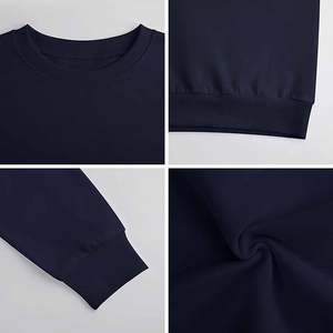 Sudadera de cuello redondo de algodón 100% personalizada, diseño bordado personalizado para mujeres y hombres, regalo de invierno y otoño - Product Image 5