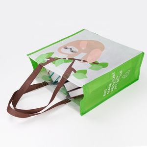 Customizable Non-Woven Shopping Bag with PP Webbing or Non-Woven Handles for Exhibition Supermarket Custom Sizes - Product Image 4