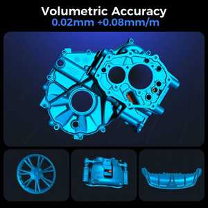 Escáner 3D Creality Raptor Pro de Grado Metrológico, Precisión de 0.02 mm, 22+7 Láseres Azules, USB, Aluminio, Ingeniería Automotriz, Modelado 3D - Product Image 4