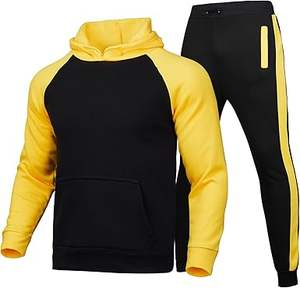 Conjunto de ropa deportiva transpirable de algodón 100% para hombre, logotipo personalizable, venta al por mayor, chaqueta de chándal, pantalones para viajes de ocio, temporada de invierno - Product Image 5