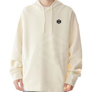 2025 invierno alta calidad diseño de logotipo personalizado sudaderas con capucha de gran tamaño para hombres patrón sólido con suministro ODM - Product Image 1