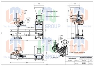 เครื่องบรรจุภัณฑ์กึ่งอัตโนมัติสำหรับธุรกิจขนาดเล็ก รุ่น TBM-SB00 ซีรีส์ เครื่องชั่งและบรรจุถุงสำหรับเมล็ดพืช ปุ๋ย และอาหารสัตว์ กลุ่มบริษัท TMJ - Product Image 5