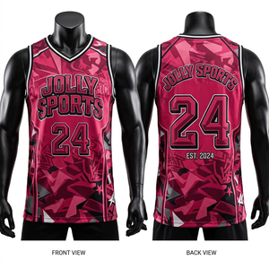 Camiseta de baloncesto de malla de poliéster premium con paneles de contraste y ribetes personalizados, camiseta de algodón 100% para hombre, corte holgado, estampada. - Product Image 2