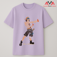 T-shirt en coton avec impression graphique personnalisée sur le devant |   T-shirt unisexe doux |   Fournisseur d'usine d'impression OEM/ODM |   Respirant et confortable