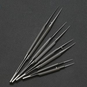 Instrumentos de Microcirugía Oftalmológica, Mango Quirúrgico, Micro Pinzas de Acero Inoxidable y Aleación de Titanio, Doble Palpebra Manual - Product Image 5