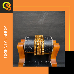 Direct Manufacturer Prices <b>Bangles</b> with 22CT <b>Gold</b> <b>Plated</b> Round Shaped Trendy Look <b>Bangles</b> for Sale by Indian Exporters - Product Image 4