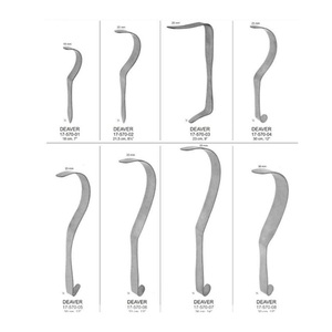 Retractor Deaver de Acero Inoxidable, Instrumentos Quirúrgicos de Diversos Tamaños para Uso Ginecológico, Reutilizable - Product Image 5