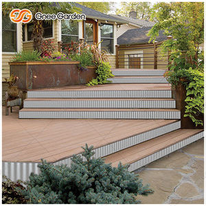 Borde de Jardín de Acero Corten Corrugado Plateado de 12'*10', Ecológico y Resistente, para Césped, Jardín de Flores y Patio - Product Image 6