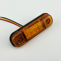 LED-Seiten markierung leuchten für Anhänger LKW LKW Caravan Seiten abstand Blitzlicht lampe 12Led Amber