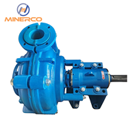 Pompe centrifuge horizontale Minerco en acier inoxydable pour boues, composants en fer OEM, pour le lavage du sable de carrière et le traitement des agrégats