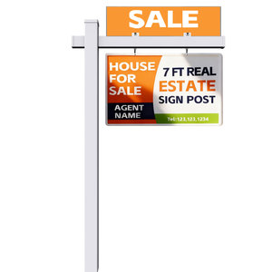 Poste <span class=keywords><strong>de</strong></span> Señalización Inmobiliaria <span class=keywords><strong>de</strong></span> PVC <span class=keywords><strong>de</strong></span> 6 Pies <span class=keywords><strong>de</strong></span> Fácil Instalación, Láminas <span class=keywords><strong>de</strong></span> Plástico para Señales <span class=keywords><strong>de</strong></span> Jardín para Granja (Letrero No Incluido) - Product Image 1