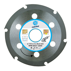 Disco da taglio per smerigliatrice angolare mm. 115 - Product Image 1
