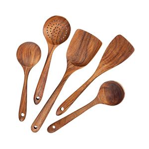 Bonne qualité, bon choix, fabricant vietnamien, ensemble de cuillères en bois pour la cuisine, ensemble de vaisselle en bois, ustensiles de différentes tailles - Product Image 2