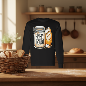 T-shirt à manches longues « Maman fait la pâte à pain au levain » - Produit promotionnel - Product Image 3