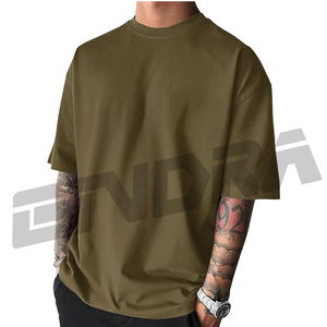 T-shirt d'entraînement surdimensionné pour hommes t-shirt à manches courtes coupe sèche avec tissu doux et léger style ras du cou parfait pour l'entraînement en gym - Product Image 1