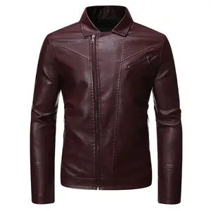 Dernier modèle de veste en cuir pour hommes Veste en cuir pour hommes Veste en cuir pour hommes à prix réduit Veste en cuir pour hommes - Product Image 3