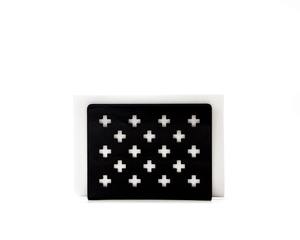 Stylish Black Finished With Plus Cutwork Design <b>Napkin</b> <b>Holder</b> For Dining Table Countertop And Everyday Table Organization - Product Image 3