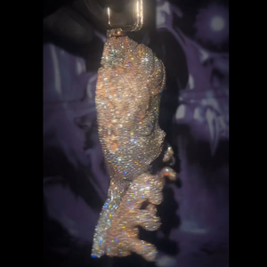 VVS Alloy IGI Certified Custom Gold Plating 925 Sterling <b>Silver</b> Pendant for Cuban Link <b>Necklace</b> Hip Hop Jewelry - Product Image 5