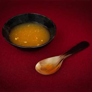 ช้อนทำจากเขาสัตว์ขัดเงาอย่างประณีต เป็นมิตรกับสิ่งแวดล้อม ด้ามยาว สำหรับชุดเครื่องครัวทำมือ ราคาขายส่งจากอินเดีย - Product Image 2